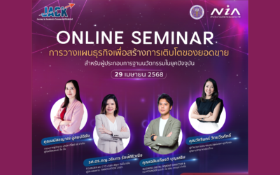 การวางแผนธุรกิจเพื่อสร้างการเติบโตของยอดขายสำหรับผู้ประกอบการฐานนวัตกรรมในยุคปัจจุบัน